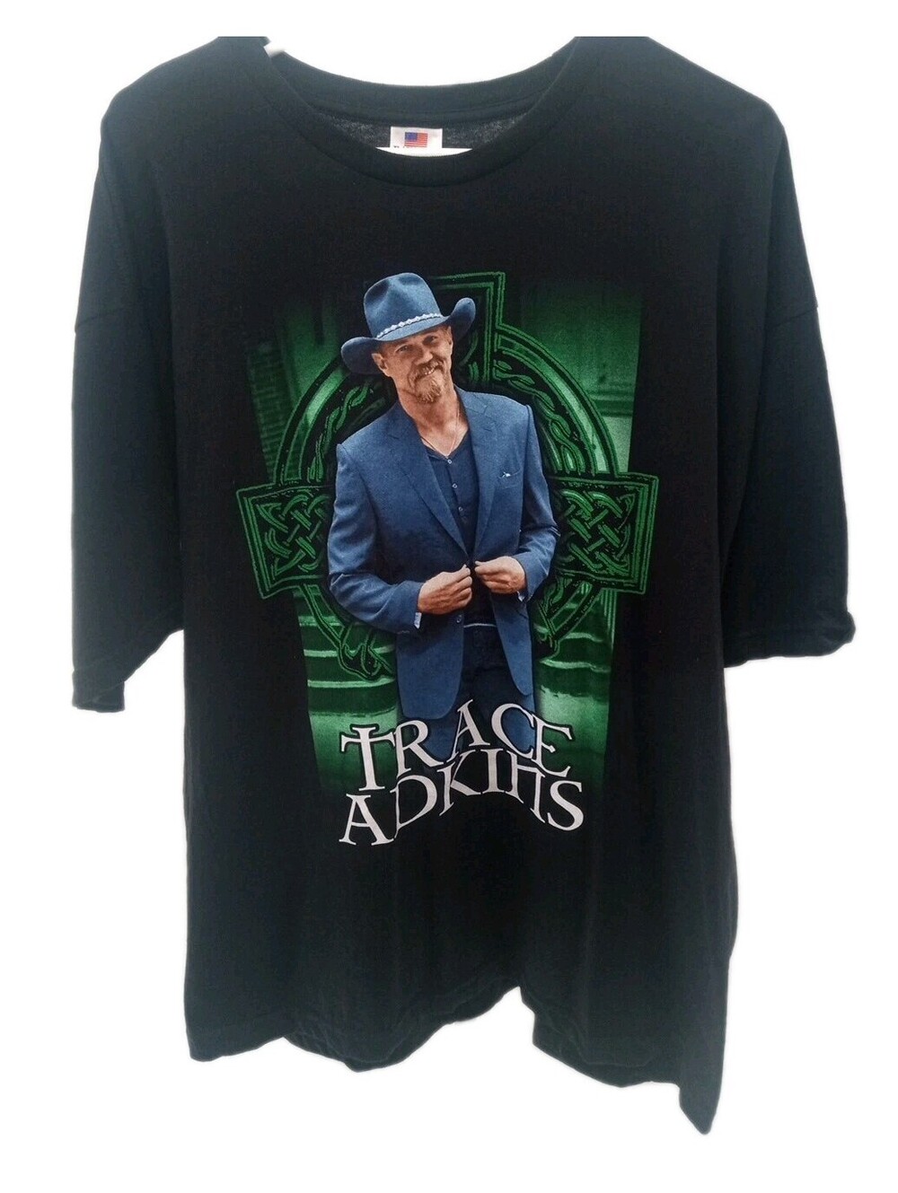 Trace Adkins T Shirt Mens XL Black 2015 Tour Concert Country Music Bayside USA